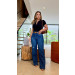 Calça Jeans Wide Leg Van