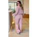 Conjunto Blusa E Calça Tricot Beca