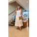 Conjunto Cropped E Saia Midi Jade