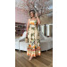 Vestido Midi Alça Larga Rubia