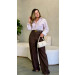 Calça Pantalona C/ Cinto Eloá