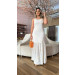 Vestido Longo Alcinha Bordado Carol