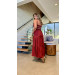 Vestido Midi Alcinha Bordado Vick