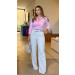 Calça Alfaiataria Com Detalhe Fivela Carla 