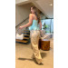 Calça Pantalona Com Cinto Melissa