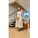 Conjunto Cropped E Saia Midi Jade
