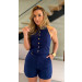 Conjunto Blusa e Short Linho Evelyn