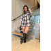 Conjunto Xadrez Camisa E Short Aurora