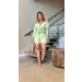 Conjunto Camisa E Short Linho Olivia