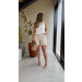 Conjunto Linho Cropped E Short Solange