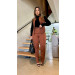 Conjunto Colete E Calça Alfaiataria Com Cinto Lika