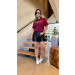 Short Couro Com Cinto Giovana