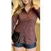 Camisa Tricoline Bianca