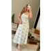 Conjunto Corset E Saia Midi Rebeca 