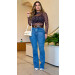 Calça Jeans Flare Karina