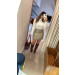 Shortsaia Couro Sabrina