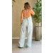Conjunto Blusa Frente Única E Calça Lara 
