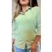 Camisa Com Suéter Tricot Sabrina