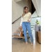 Camisa Com Suéter Tricot Sabrina