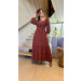 Vestido Midi Manga 3/4 Marifer