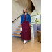 Vestido Midi Manga 3/4 Marifer