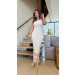 Vestido Longo Nula Manga Helena