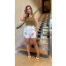 Short Linho Bordado Alice