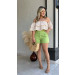 Cropped Listrado Mia