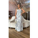 Vestido Longo Alcinha Bordado Carol