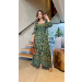 Vestido Midi Manga 3/4 Sarah