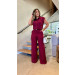 Conjunto Blusa Colete E Calça Pantalona Leticia