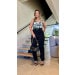 Blusa Regata Com Detalhe Nas Costas Mel