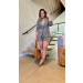 Short Curto Jacquard Bruna