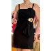 Vestido Curto Detalhe Metálico Mel