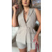 Conjunto Max Colete E Short Alfaiataria Lú