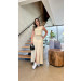 Conjunto Cropped E Saia Midi Marisa