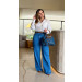 Calça Jeans Wide Leg Emilly
