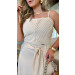 Conjunto Cropped E Saia Midi Jade