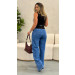 Calça Jeans Wide Leg Emilly