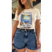 Short Jeans Com Cinto Bruna