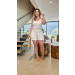 Conjunto Blusa E Short Linho Alice