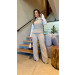 Conjunto Colete E Calça Tricot Fer