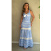 Conjunto Cropped E Saia Yara 