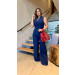 Conjunto Blusa Transpassada E Calça Fernanda