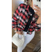 Cropped Camisa Xadrez