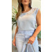 Conjunto Blusa E Calça Pantalona Maely