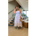 Vestido Midi Alcinha Bordado
