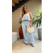 Conjunto Cropped E Calça Tatiane