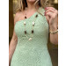 Vestido Midi Rendado Mili