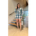 Conjunto Xadrez Camisa E Short Aurora